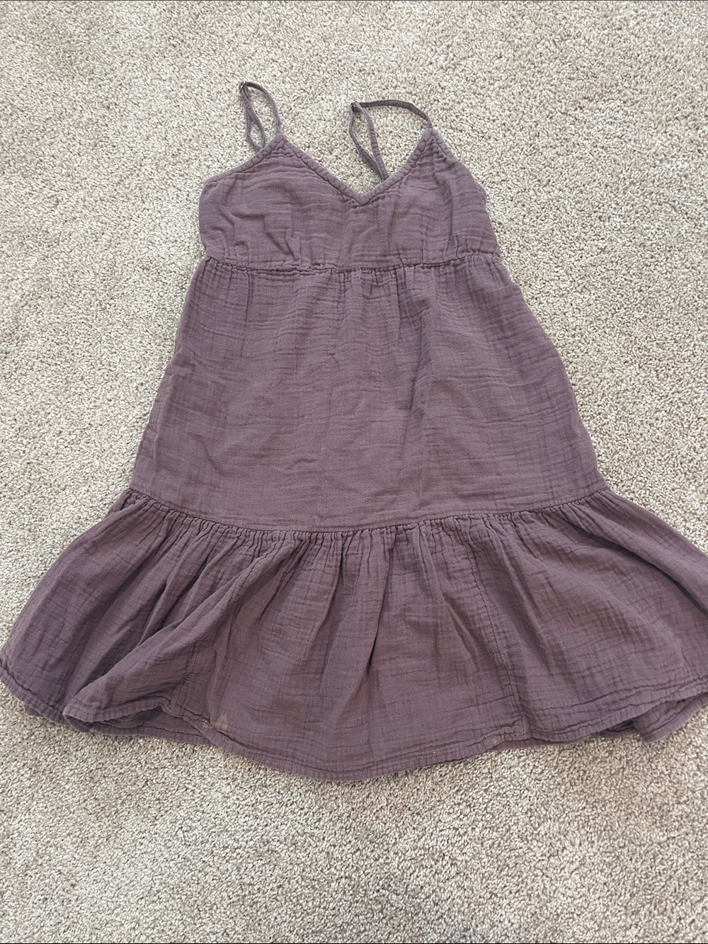 Billabong Mauve Purple Gauze Midi Dress